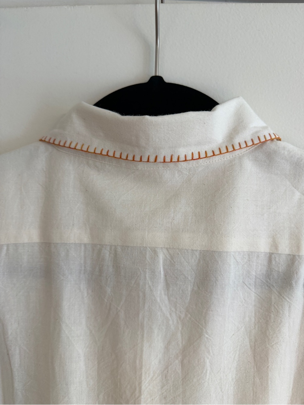Runaway Bicycle Embroidered Cream Button-Up Midi Dress size small NWT - Picture 10 of 10